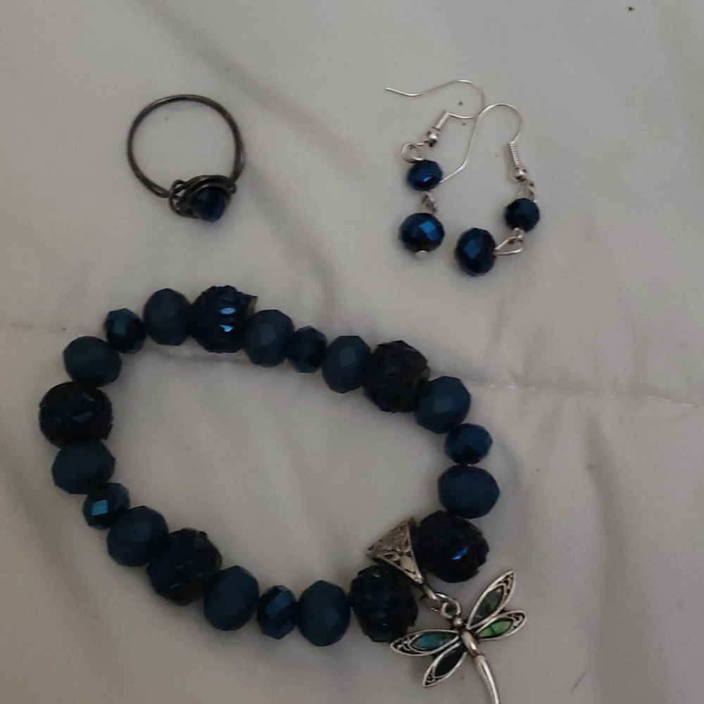 Blue dragonfly set